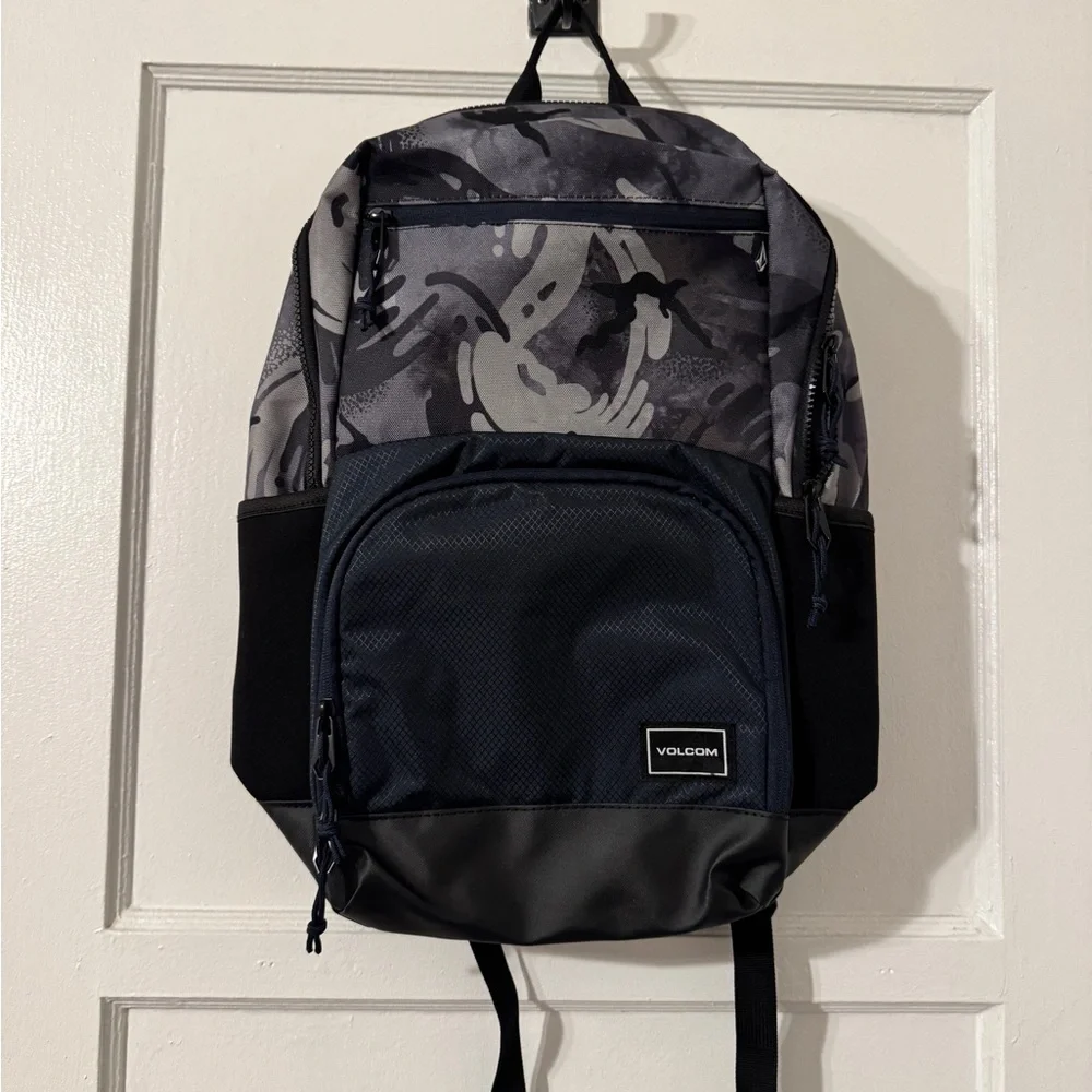 Volcom Dark Blue/ Black Backpack